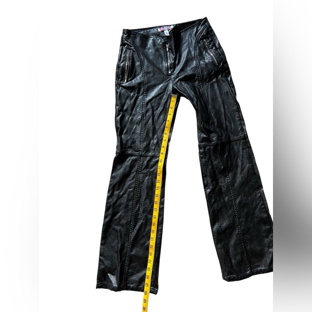 UO Urban Outfitters Alexa Faux Leather Moto Pants Size 6 - Picture 12 of 15
